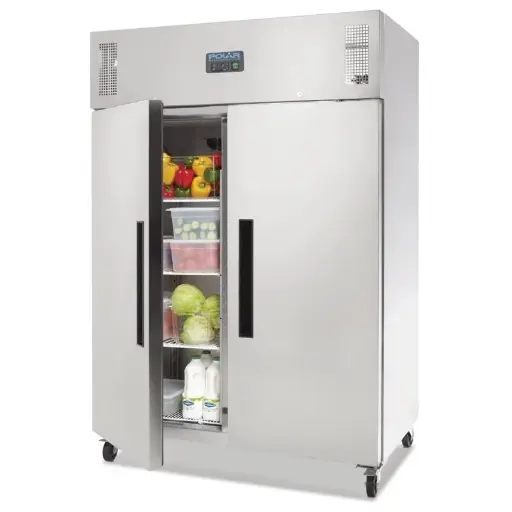 [G594] Réfrigérateur Inox 1200L 2 portes